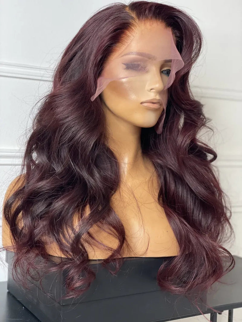 BURGUNDY WIG